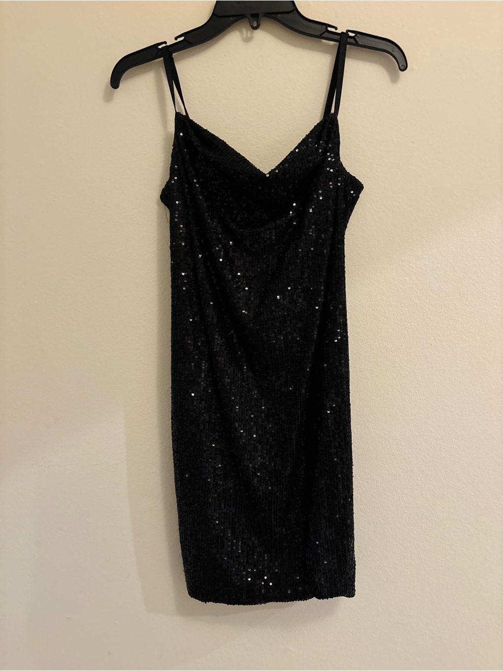 Black Sequin Dress